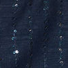 Dark Blue Silk Indo Western Jacket with Embellishments